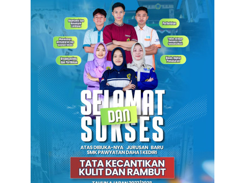 SMK Pawyatan Daha 1 Kediri Resmi Membuka Jurusan Baru Tata K